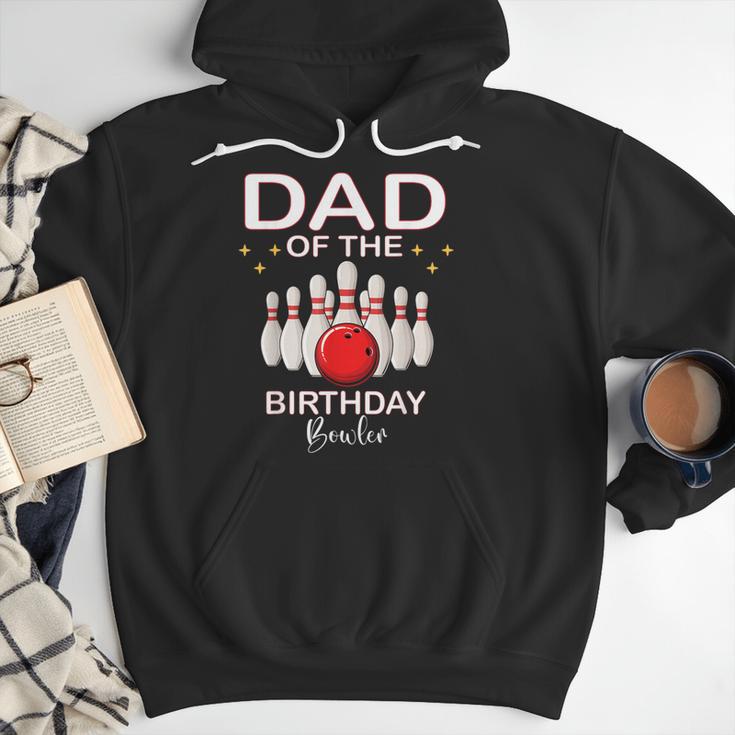 Dad Of The Birthday Bowler Kid Boy Girl Bowling Party Family Men Hoodie