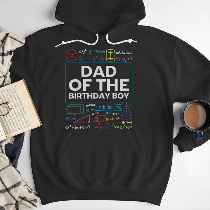 Dad Of The Birthday Boy 10th Birthday Math Party Outfit Men Hoodie