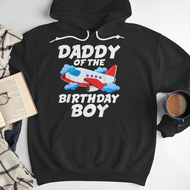 Dad Of The Birthday Boy Airplane Men Hoodie