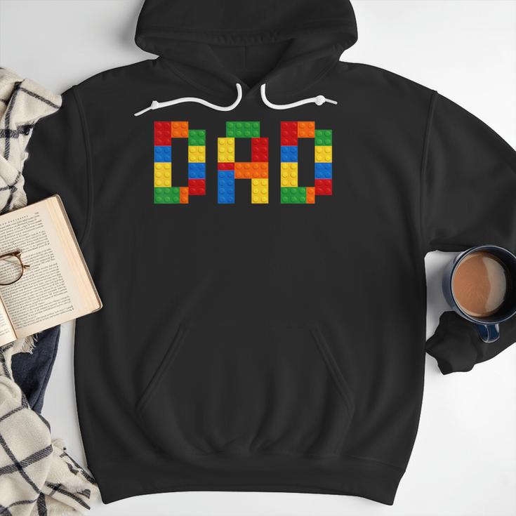 Dad Of The Birthday Boy Building Blocks Bricks Builder Men Hoodie