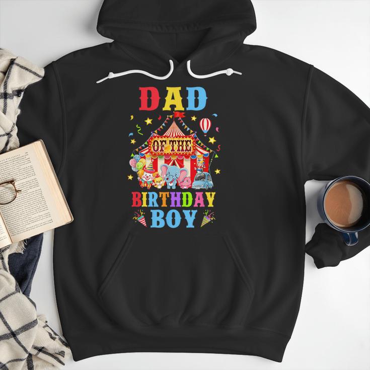 Dad Of The Birthday For Boy Circus Carnival Theme Party Men Hoodie