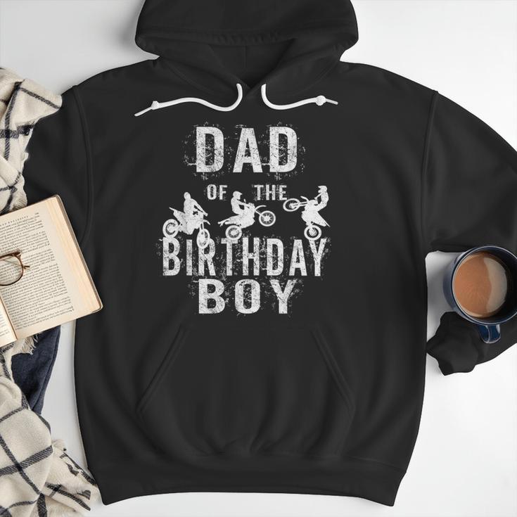 Dad Of The Birthday Boy Dirt Bike B-Day Party Men Hoodie