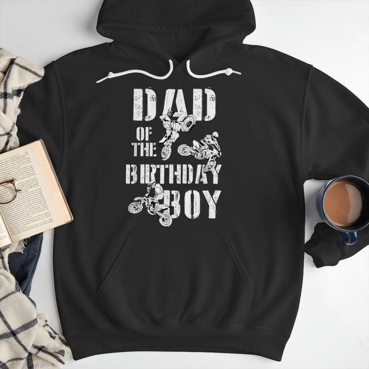 Dad Of The Birthday Boy Dirt Bike Men Hoodie