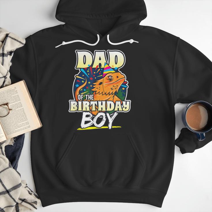 Dad Of Birthday Boy Kids Reptile Birthday Party Men Hoodie