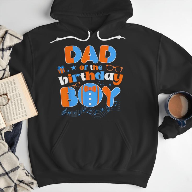 Dad Of The Birthday Boy Matching Family Blippy Men Hoodie