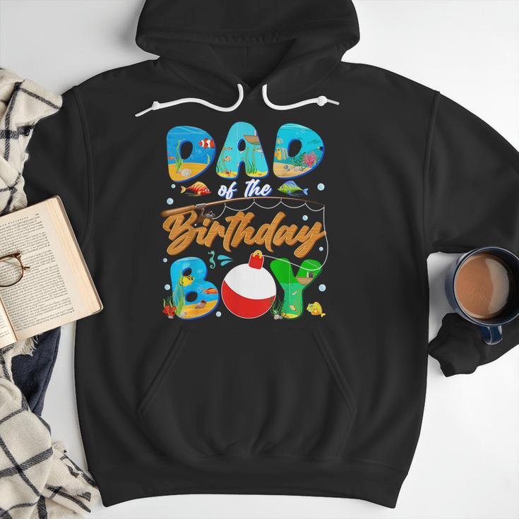 Dad Of The Birthday Boy Ofishally One Family Matching Party Men Hoodie