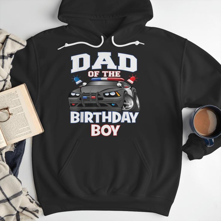 Dad Of The Birthday Boy Policeman Officer Party Men Hoodie