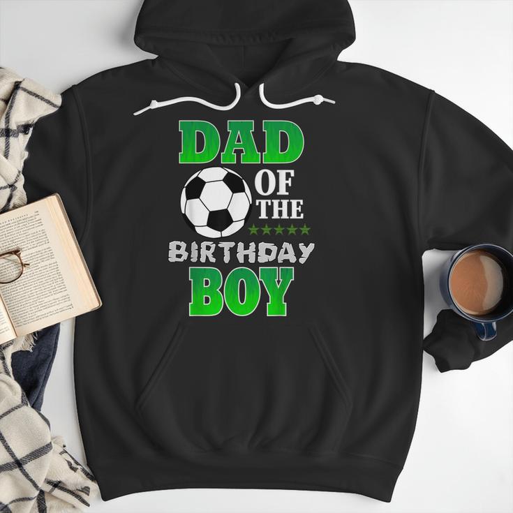 Dad Of The Birthday Boy Soccer Stars Outfit Men Hoodie