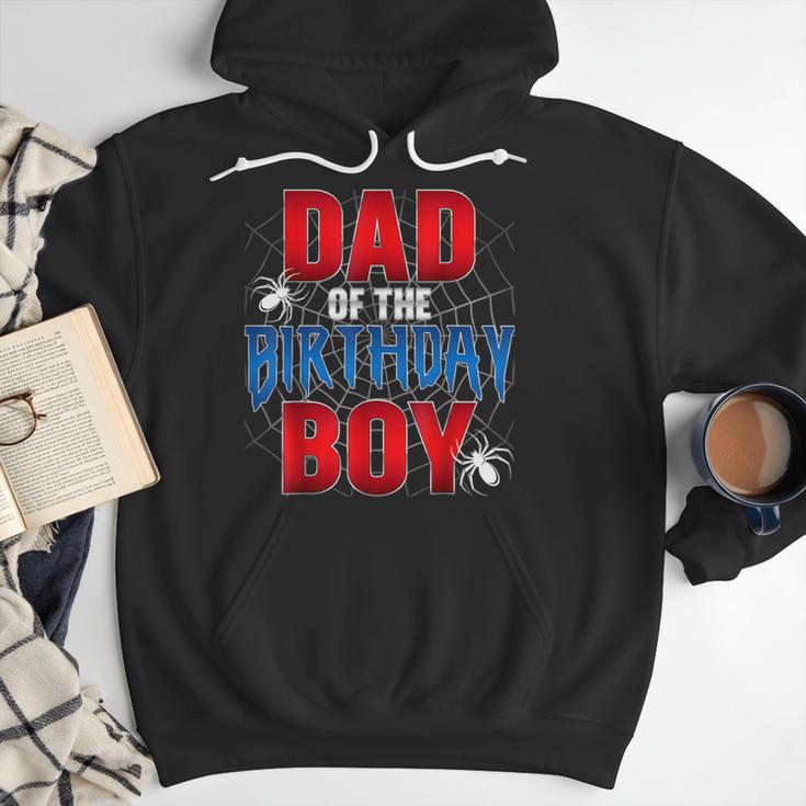 Dad Of The Birthday Boy Spider Web Birthday Party Matching Men Hoodie Dad Of The Birthday Boy Spider Web Birthday Party Matching Men Hoodie