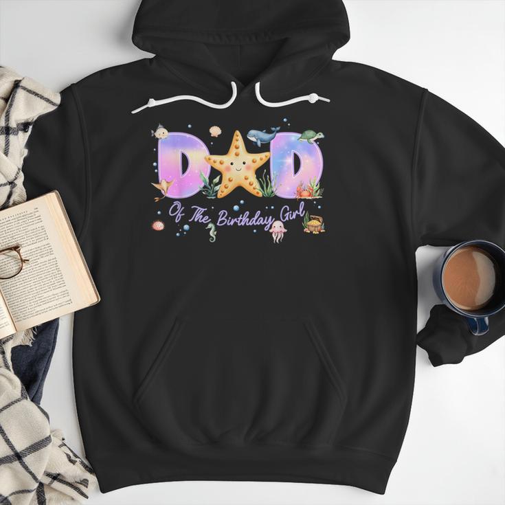 Dad Of The Birthday Girl One-Der The Sea Family Matching Men Hoodie