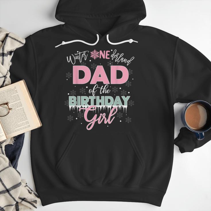 Dad Of The Birthday Girl Shirt Winter Onederland Family Men Hoodie