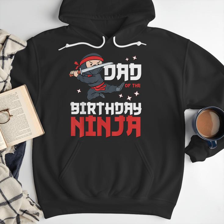 Dad Of The Birthday Ninja Daddy Party Best Father Boy Pop Men Hoodie