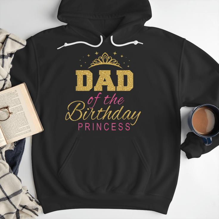 Dad Of The Birthday Princess Girls Party Small Men Hoodie