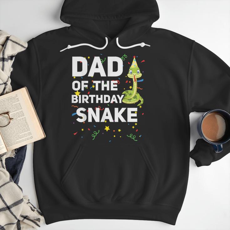 Dad Of The Birthday Snake Themed Birthday Party Men Hoodie