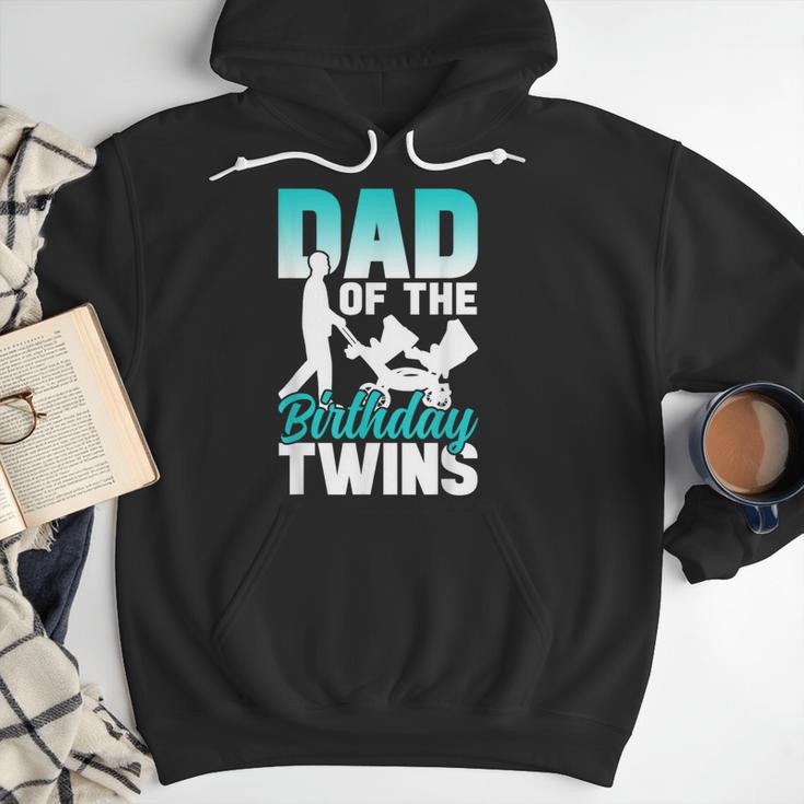 Dad Of The Birthday Twins Celebrate Cute Twin Father Daddy Men Hoodie Dad Of The Birthday Twins Celebrate Cute Twin Father Daddy Men Hoodie