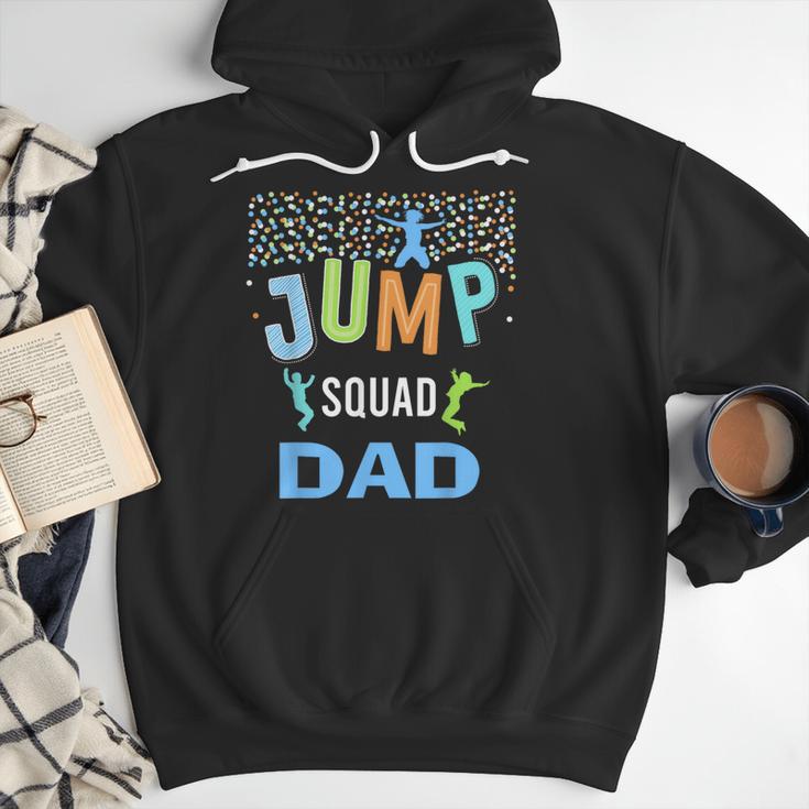 Dad Daddy Jump Squad Birthday Boy Trampoline Jumper Bday Men Hoodie