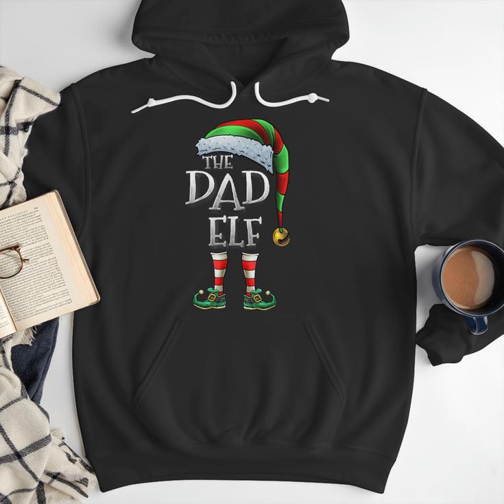 The Dad Elf Shirt Matching Family Dad Christmas Elf Men Hoodie