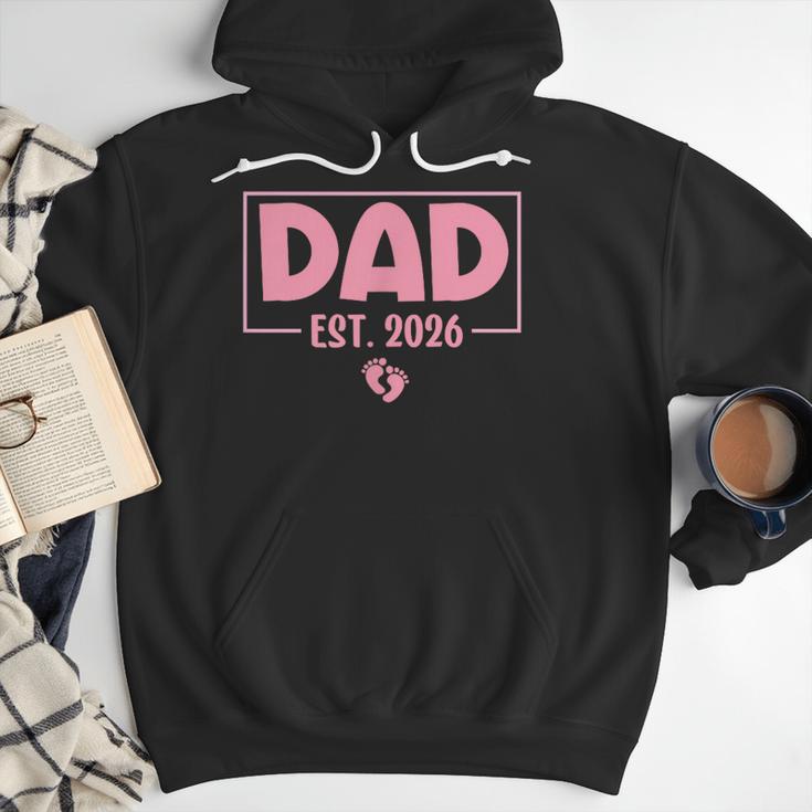 Dad Est 2026 Logo Daddy 2026 Soon To Be New Father 2026 Men Hoodie Dad Est 2026 Logo Daddy 2026 Soon To Be New Father 2026 Men Hoodie
