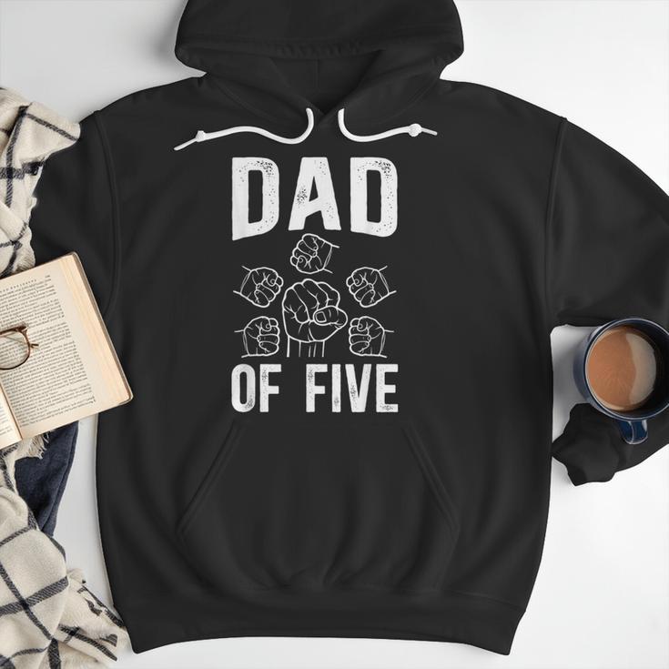 Dad Of Five Father Of 5 Proud Dad Of 5 Father Of Five Men Hoodie