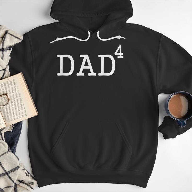 Dad To The Fourth Power Dad Of 4 Kids To The 4th Power Shirt Men Hoodie