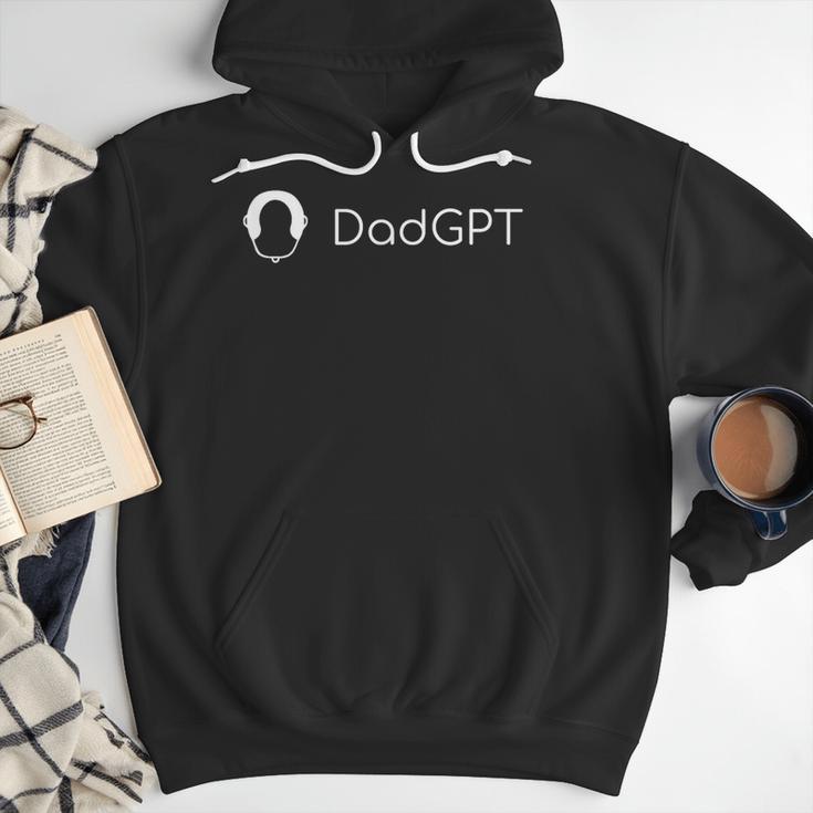 Dad GPT Bald AI Men Hoodie