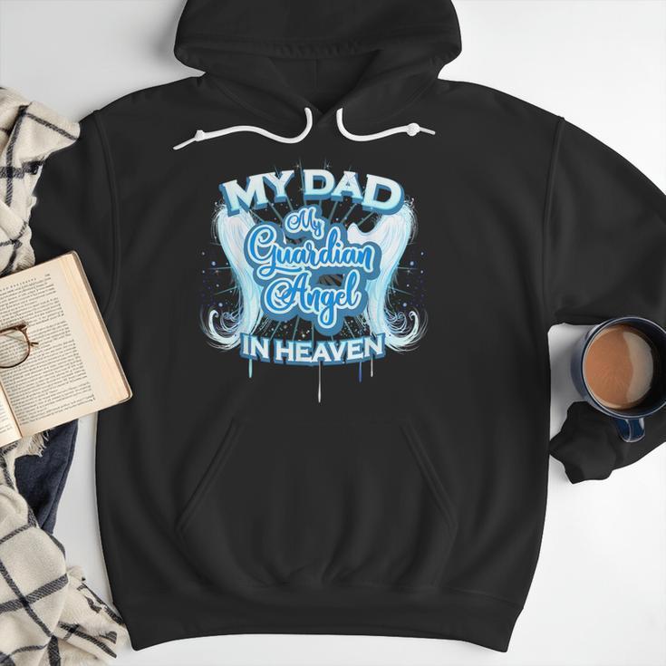 My Dad Is My Guardian Angel In Heaven Loss Father Memorial Men Hoodie My Dad Is My Guardian Angel In Heaven Loss Father Memorial Men Hoodie