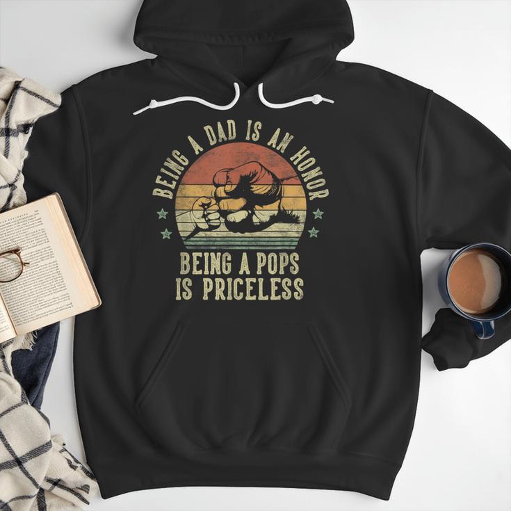 Being A Dad Is An Honor Being A Pops Is Priceless Pops Men Hoodie