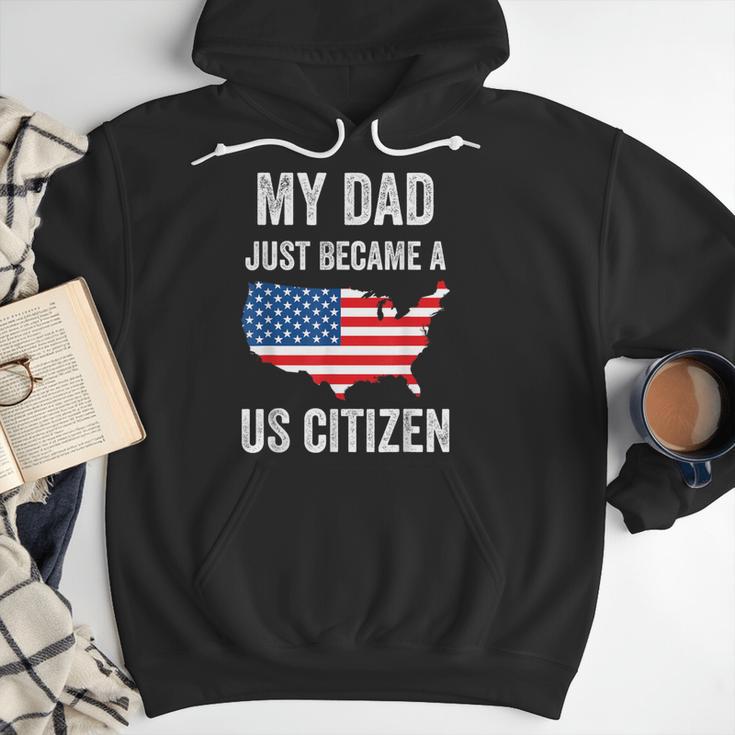 My Dad Just Became A US Citizen Proud New American Citizen Men Hoodie