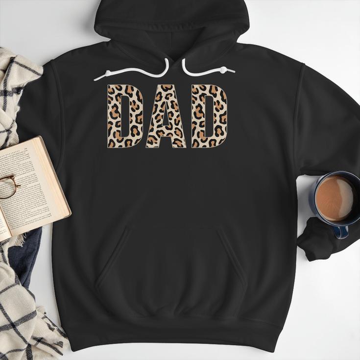 Dad Leopard Print Fathers Day Men Hoodie