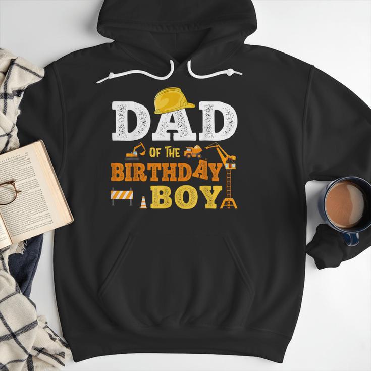 Dad Mom Of The Birthday Boy Kid Construction Matching Family Men Hoodie
