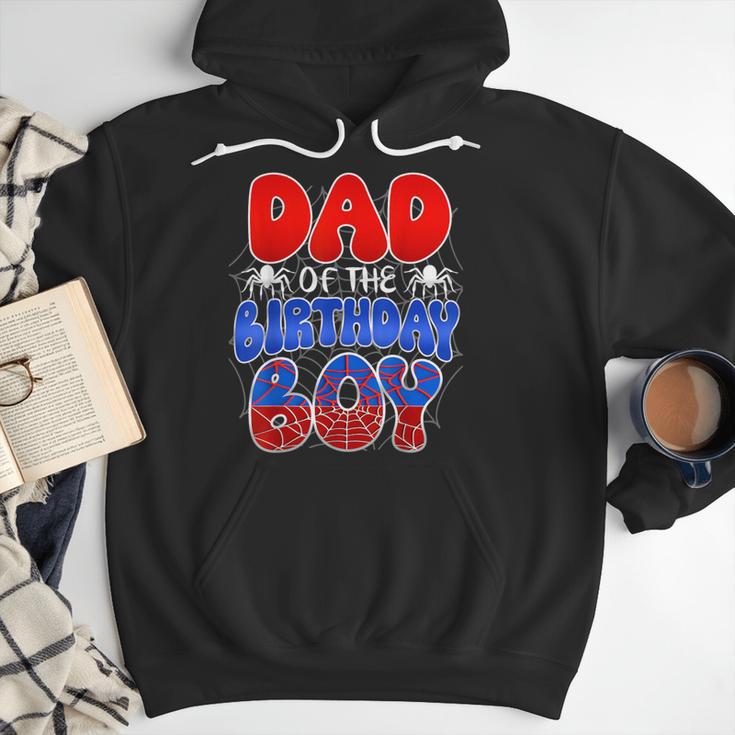 Dad And Mom Birthday Boy Spider Family Matching Men Hoodie