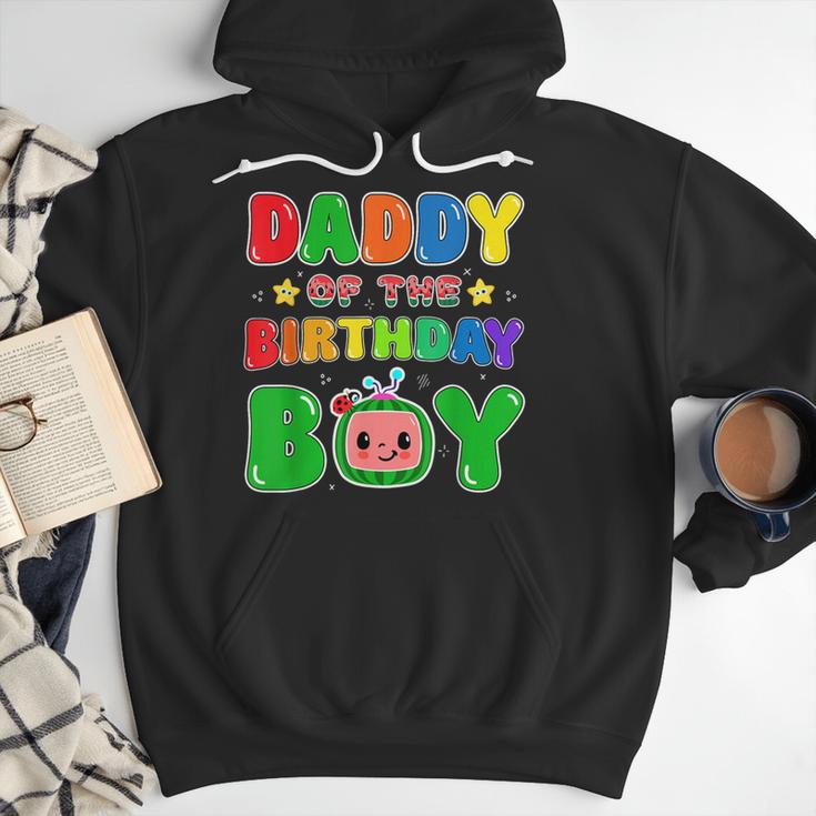 Dad And Mom Daddy Of The Birthday Boy Tee Melon Family Party Men Hoodie