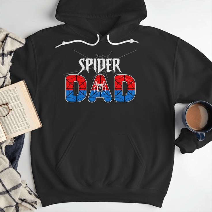 Dad And Mom Spider Family Matching Birthday Halloween Men Hoodie