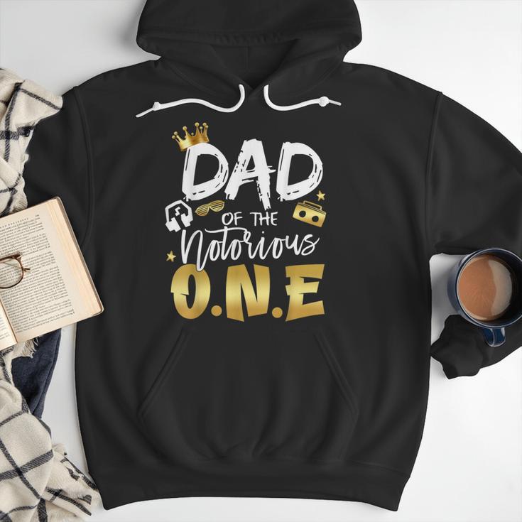 Dad Of The Notorious One Old School 1st Hip Hop Birthday Men Hoodie