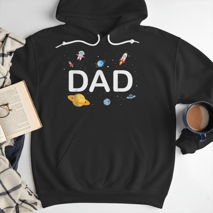 Dad Outer Space Birthday Party Family Boys Girls Men Hoodie