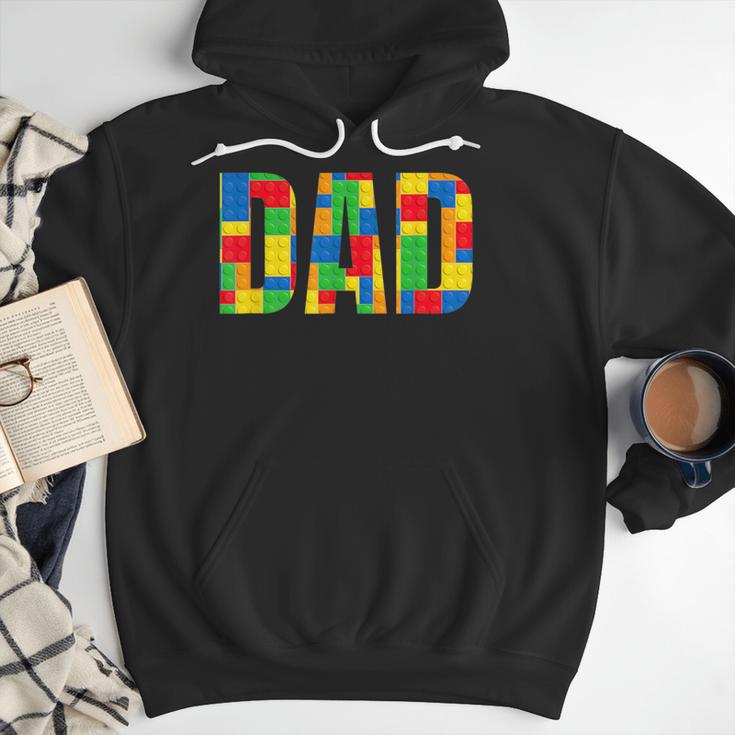 Dad Parent Brick Master Builder Building Blocks Set FamilyMen Hoodie Dad Parent Brick Master Builder Building Blocks Set FamilyMen Hoodie