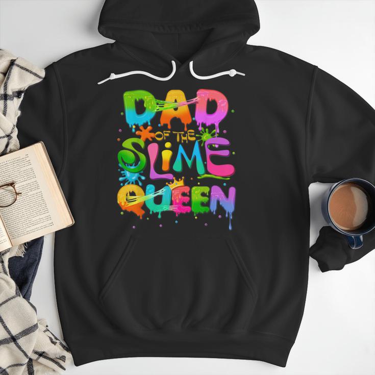 Dad Of The Slime Queen Birthday Family Matching Party Men Hoodie
