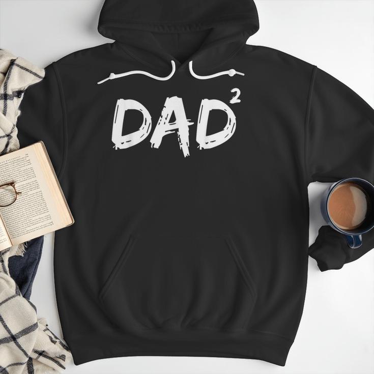 Dad Squared Shirt Father Of Two Kids Daddy Again Shirt Men Hoodie