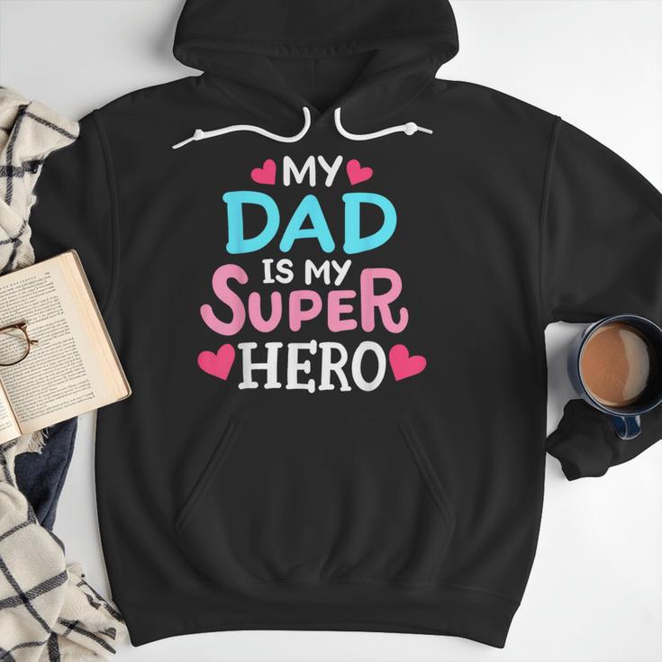 My Dad Is My Superhero Best Dad Father's Day Cool Kids Men Hoodie My Dad Is My Superhero Best Dad Father's Day Cool Kids Men Hoodie