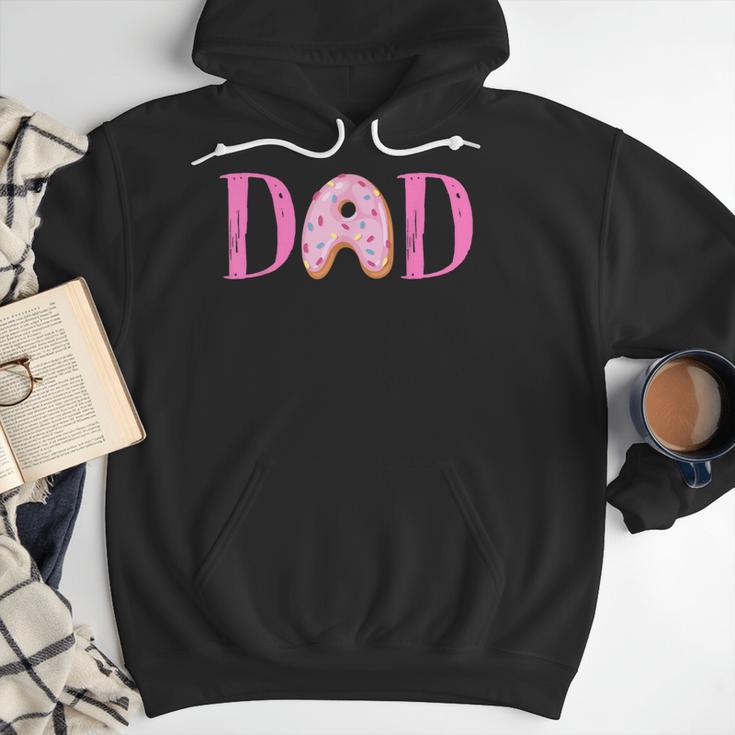 Dad Of The Sweet One Birthday Donut Girl 1st Birthday Men Hoodie