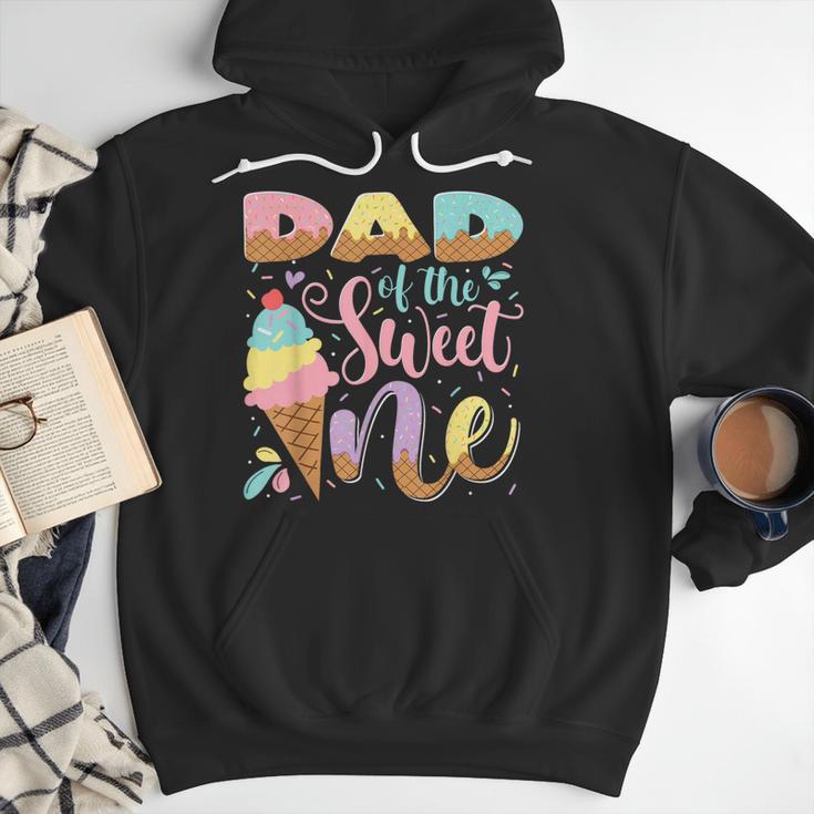 Dad Of The Sweet One Ice Cream 1St Birthday Party Men Hoodie