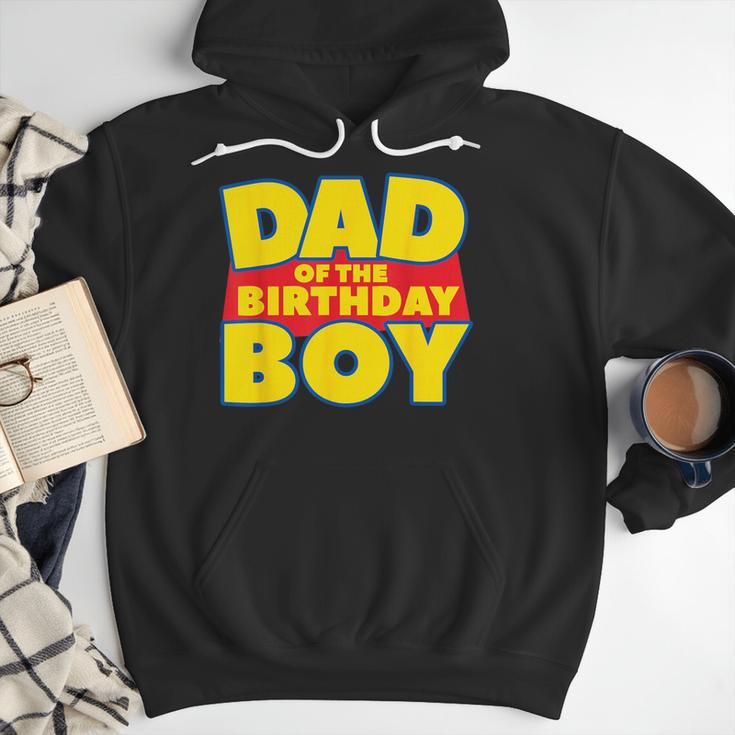 Dad Of The Toy Birthday Boy Story Theme B-Day Men Hoodie