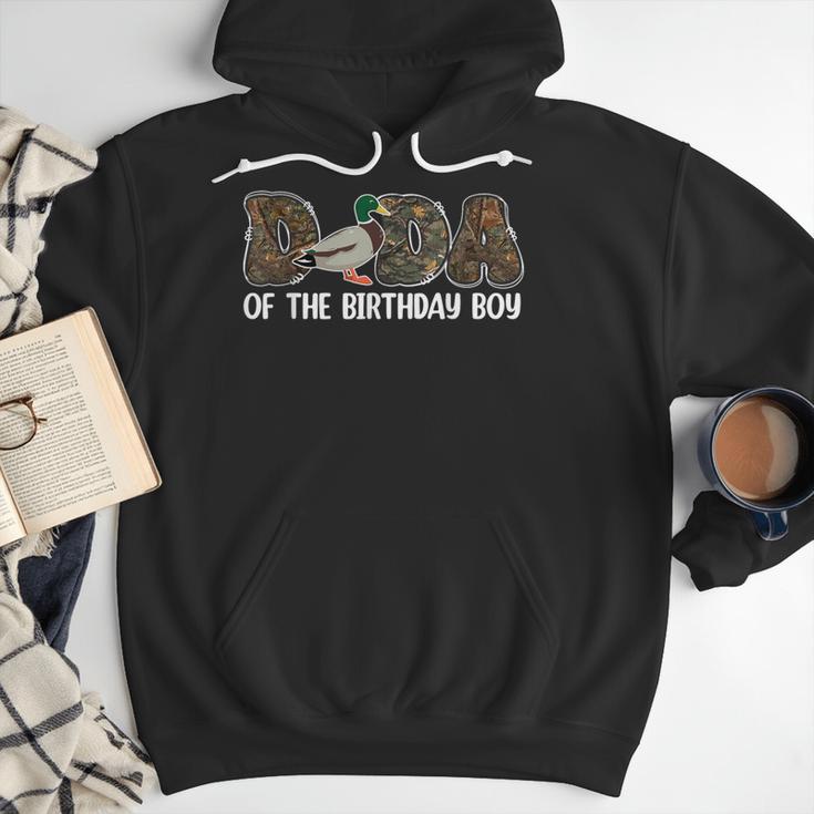 Dada Of The Birthday Boy One Lucky Duck 1st Birthday Family Men Hoodie
