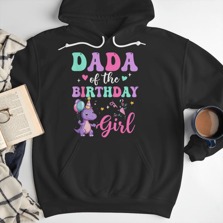 Dada Of The Birthday For Girl Dinosaur T-Rex Party Family Men Hoodie Dada Of The Birthday For Girl Dinosaur T-Rex Party Family Men Hoodie