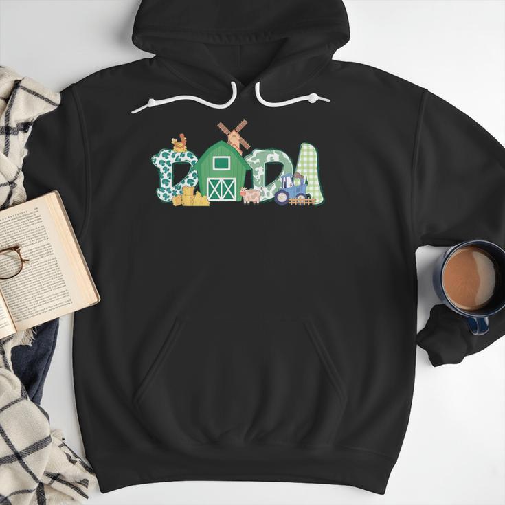 Dada Farm Animal Birthday Family Matching Party Dad Father Men Hoodie