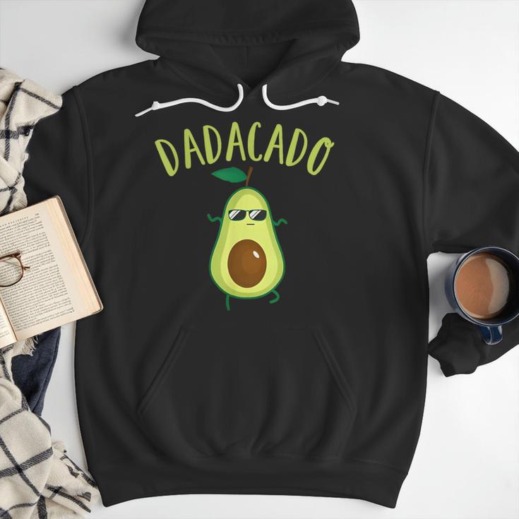 Dadacado Cute Daddy Avocado Pregnant Dad Father Day Men Hoodie