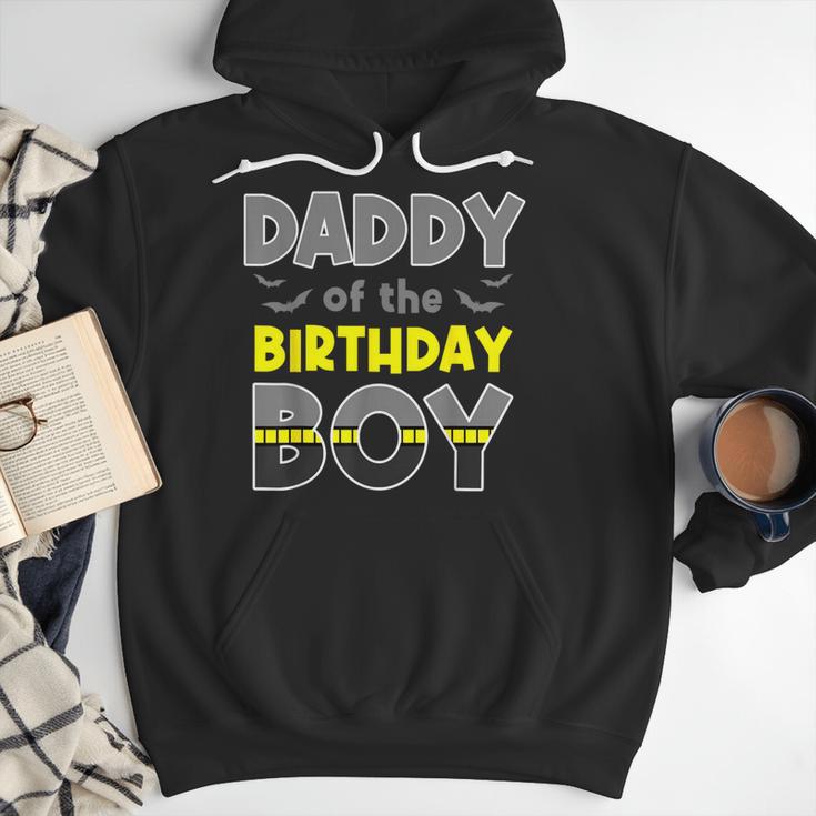 Daddy Of The Birthday Boy Bat Family Party Theme Boys Men Hoodie