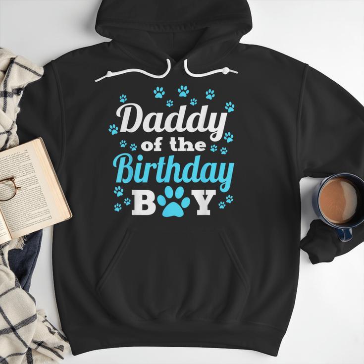 Daddy Of The Birthday Boy Dog Paw Bday Party Celebration Small Men Hoodie Daddy Of The Birthday Boy Dog Paw Bday Party Celebration Small Men Hoodie