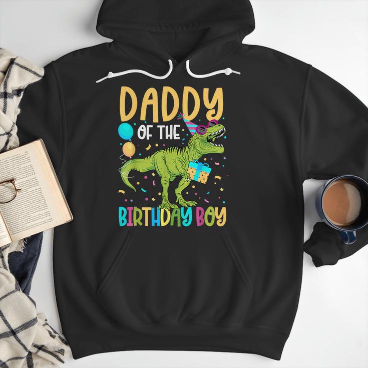 Daddy Of The Birthday Boy Family Matching Dinosaur Squad Men Hoodie Daddy Of The Birthday Boy Family Matching Dinosaur Squad Men Hoodie