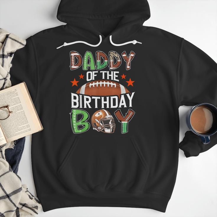 Daddy Of The Birthday Boy Game Day Football Men Hoodie